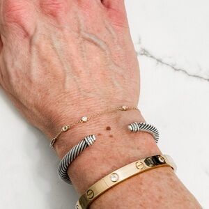 David Yurman Classic Cable Bracelet with Diamonds 5mm